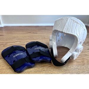 Martial Arts, Karate Gear Head Protector and Shin Protector Size Small